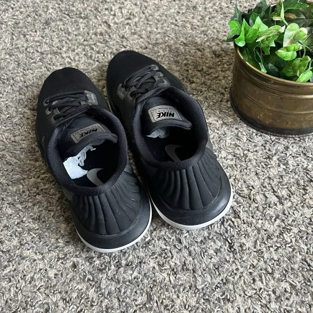 Nike Running Shoes Sneakers Size 9.5 Womens Flex Supreme TR 5 Black Athletic